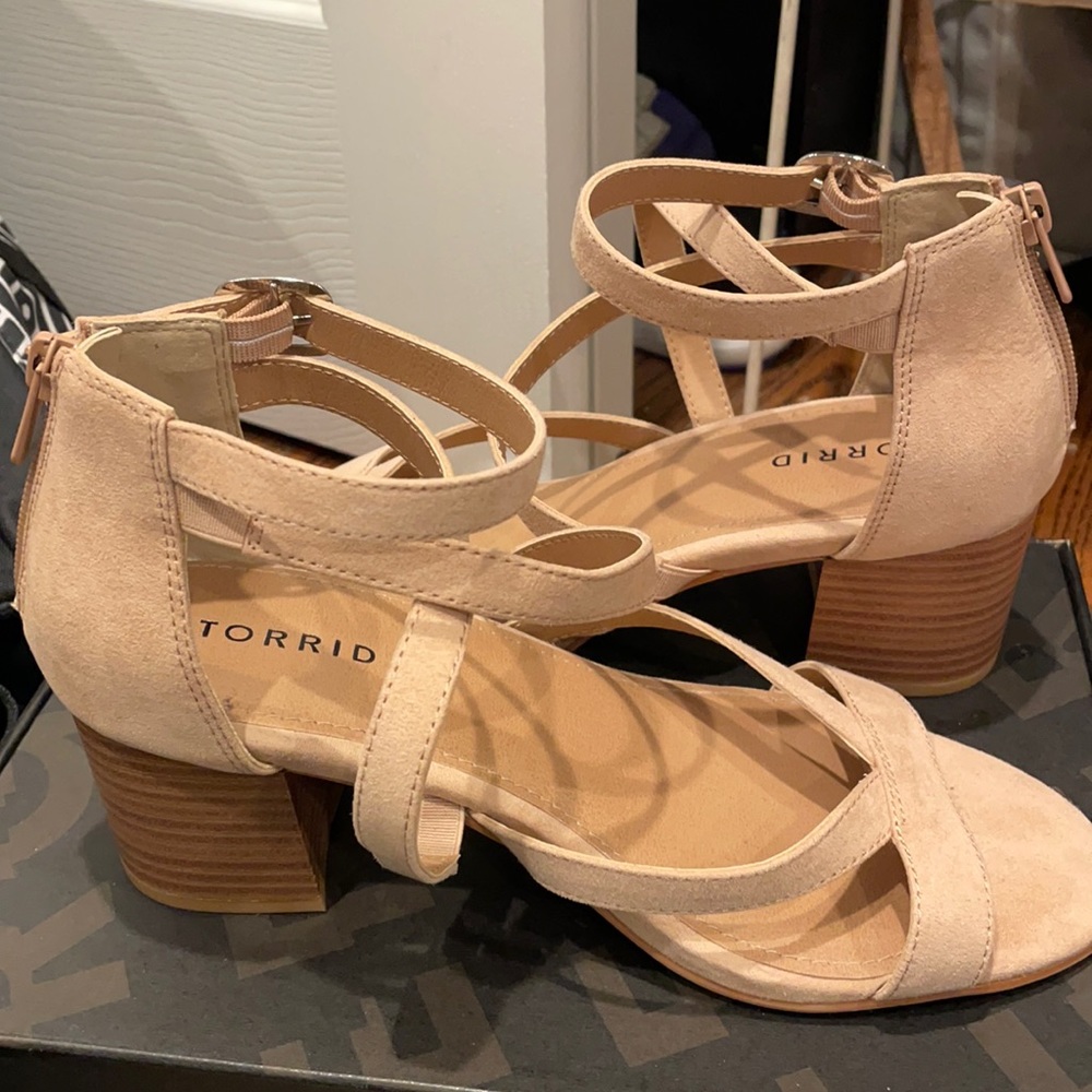Torrid Nude heeled sandal